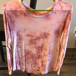 Pink Tie-Die Long Sleeve